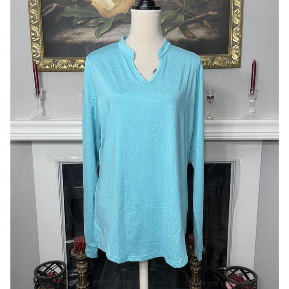Coolrun Women's V-neck Teal Size XXL - Picture 1 of 6
